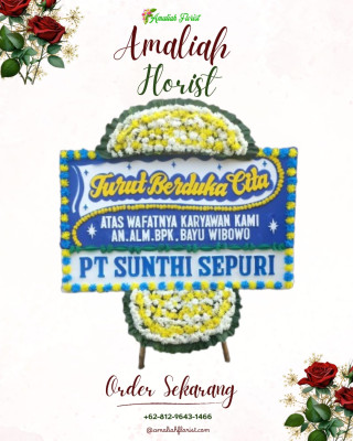 Papan Bunga Duka di Awina