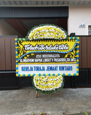 Papan Bunga Duka di Awina