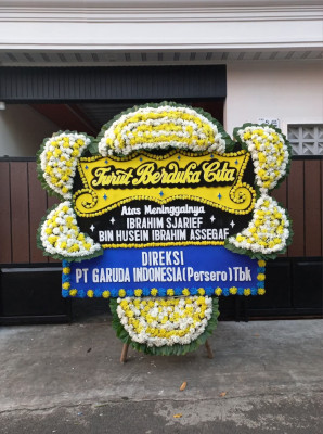 Papan Bunga Duka di Awina