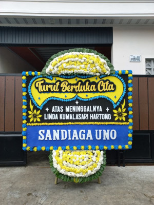 Papan Bunga Duka di Awina